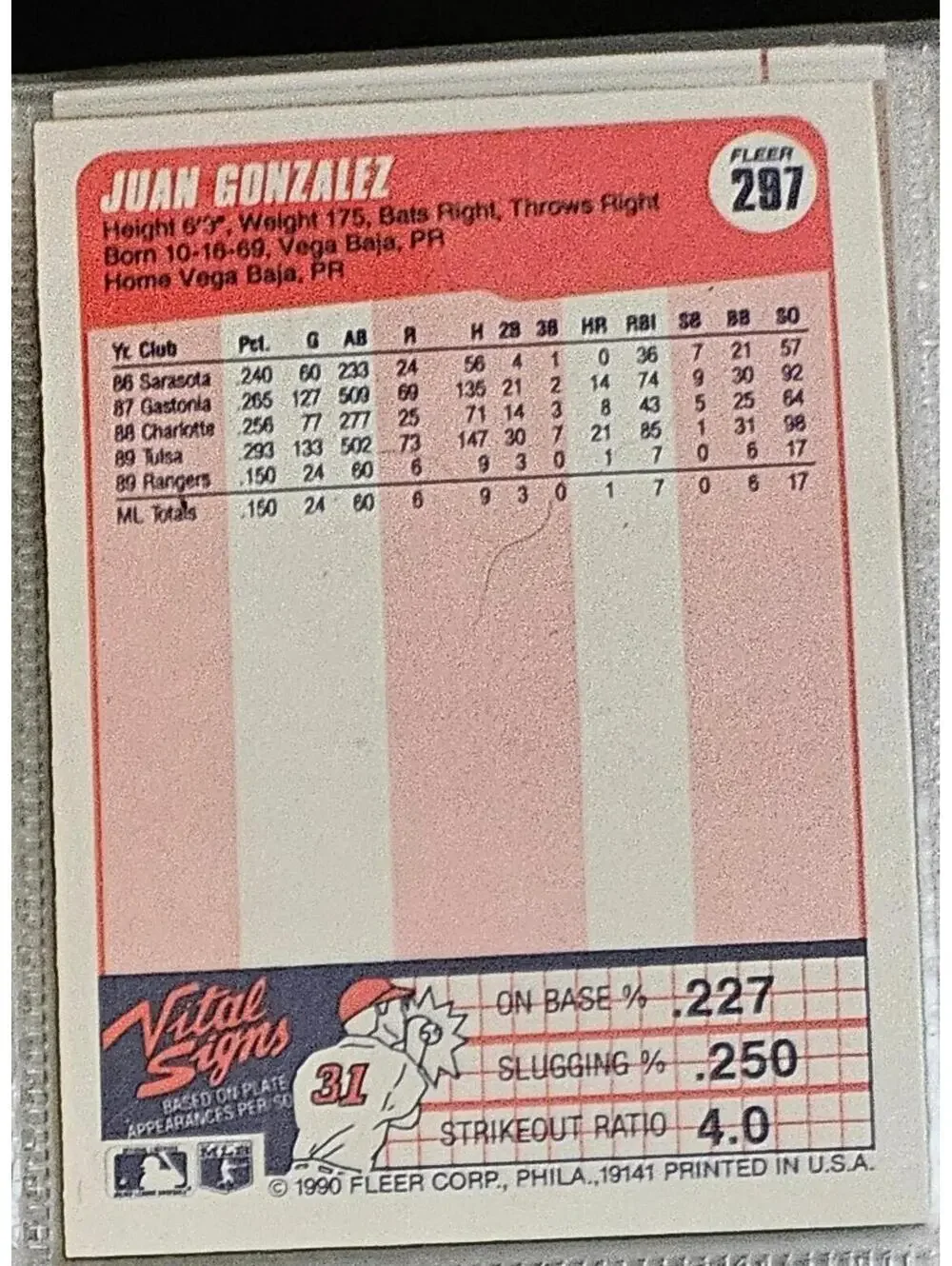 Fleer 1990 baseball